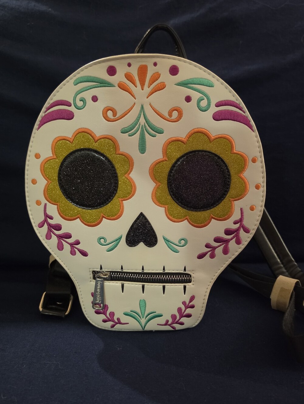 Brand New Loungefly Disney Parks Coco Sugar Skull Mini Backpack